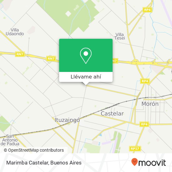 Mapa de Marimba Castelar