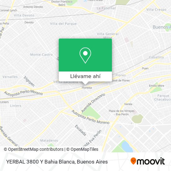 Mapa de YERBAL 3800 Y Bahia Blanca