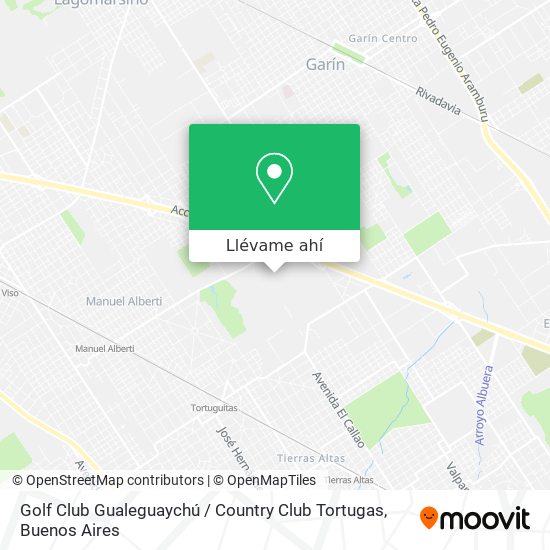 Mapa de Golf Club Gualeguaychú / Country Club Tortugas