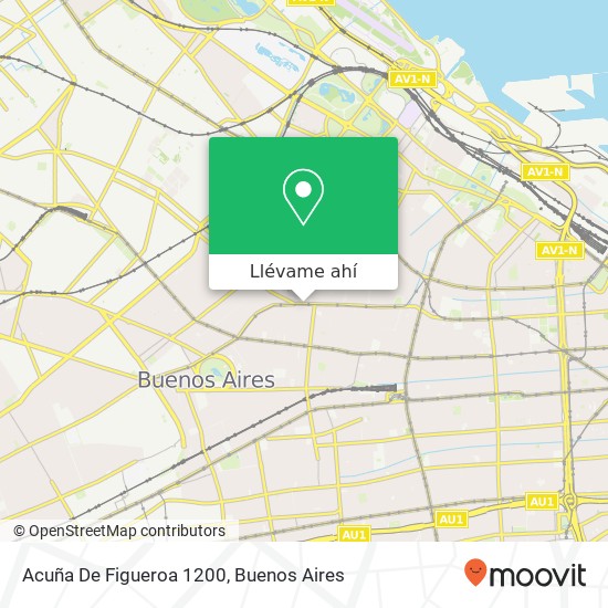 Mapa de Acuña De Figueroa 1200