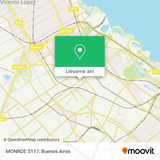 Mapa de MONROE 3117