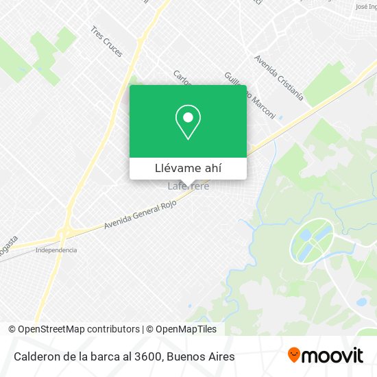 Mapa de Calderon de la barca al 3600