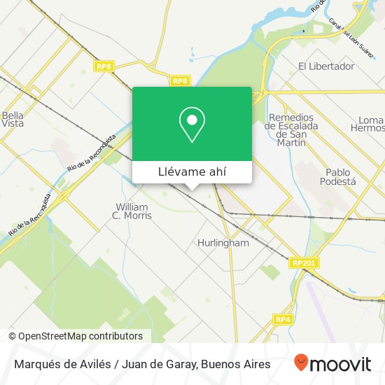 Mapa de Marqués de Avilés / Juan de Garay