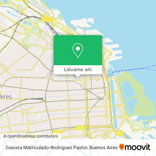 Mapa de Gasista Matriculado-Rodriguez Pastor