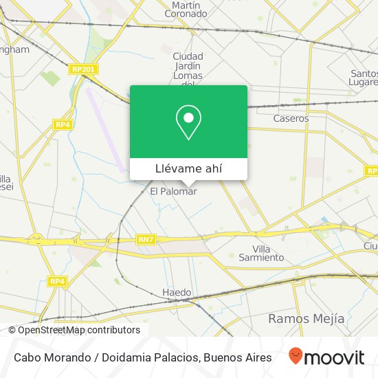 Mapa de Cabo Morando / Doidamia Palacios