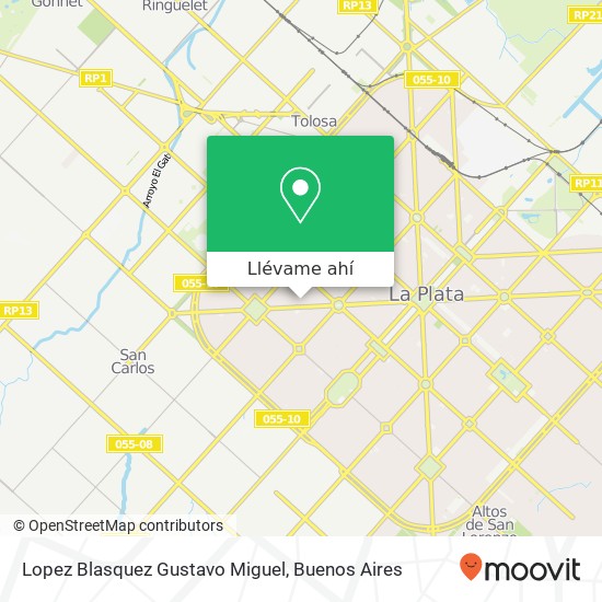 Mapa de Lopez Blasquez Gustavo Miguel