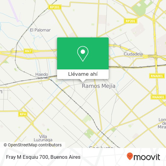 Mapa de Fray M Esquiu 700