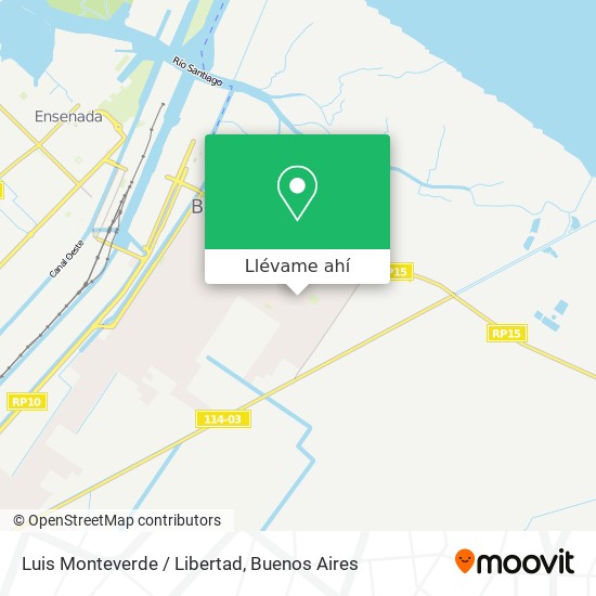 Mapa de Luis Monteverde / Libertad