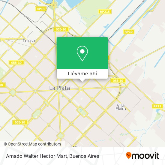 Mapa de Amado Walter Hector Mart