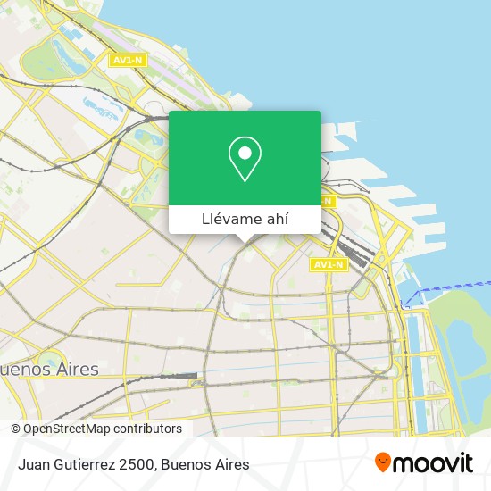 Mapa de Juan Gutierrez 2500