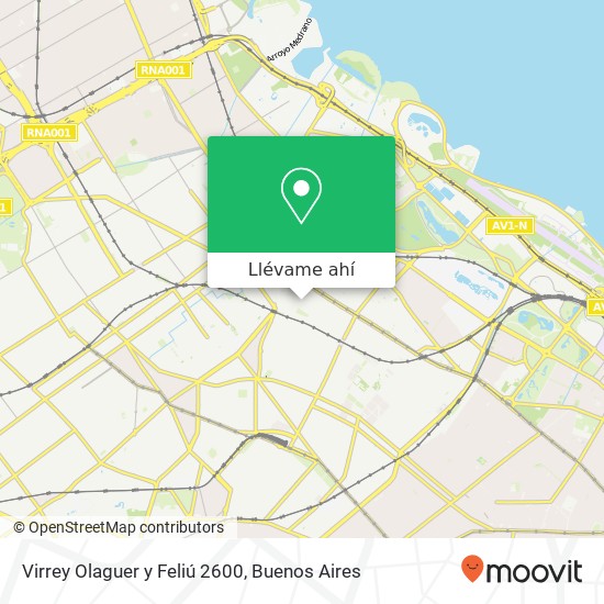 Mapa de Virrey Olaguer y Feliú 2600