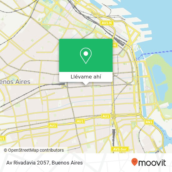 Mapa de Av  Rivadavia 2057