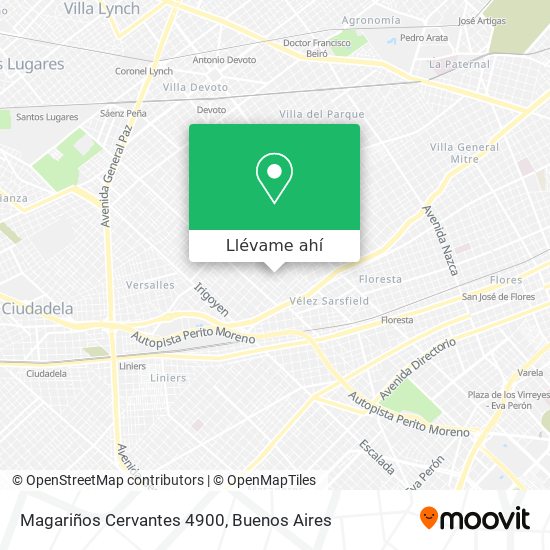 Mapa de Magariños Cervantes  4900