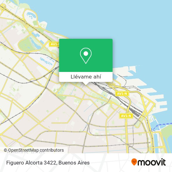 Mapa de Figuero Alcorta 3422