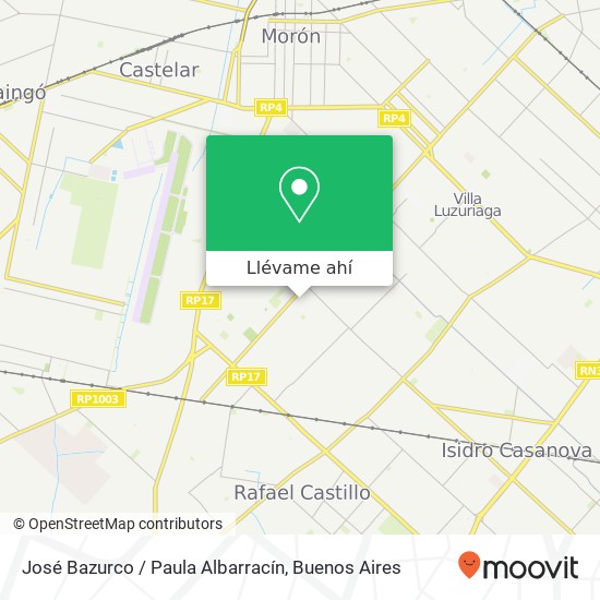 Mapa de José Bazurco / Paula Albarracín