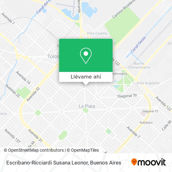 Mapa de Escribano-Ricciardi Susana Leonor