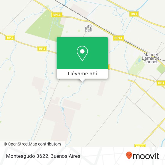 Mapa de Monteagudo 3622