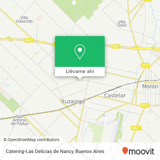 Mapa de Catering-Las Delicias de Nancy