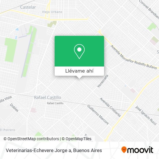 Mapa de Veterinarias-Echevere Jorge a