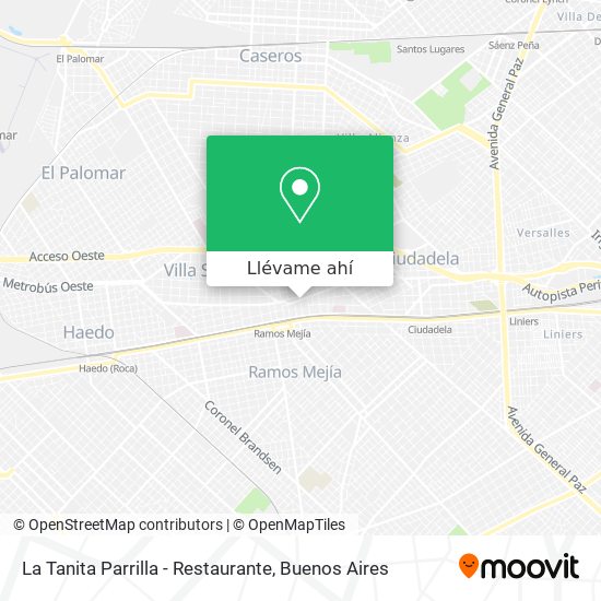 Mapa de La Tanita Parrilla - Restaurante