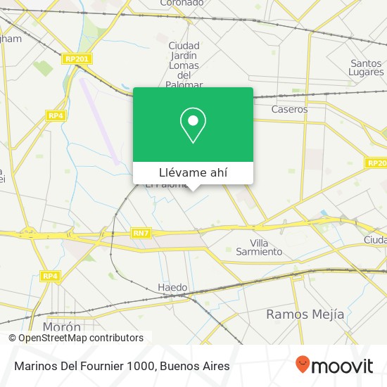 Mapa de Marinos Del Fournier 1000