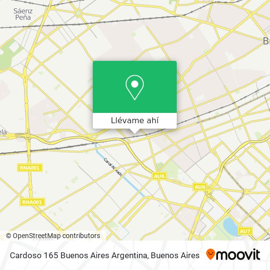 Mapa de Cardoso 165  Buenos Aires  Argentina