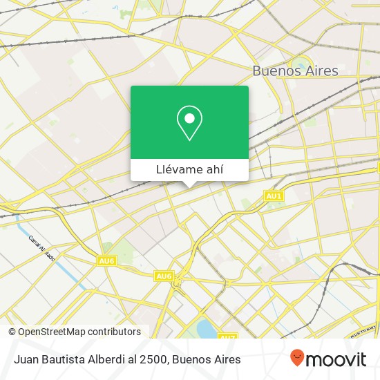 Mapa de Juan Bautista Alberdi al 2500