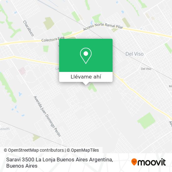 Mapa de Saravi 3500  La Lonja  Buenos Aires  Argentina