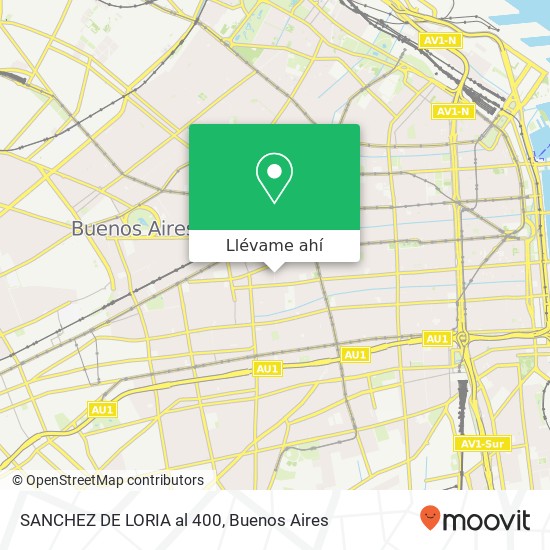 Mapa de SANCHEZ DE LORIA al 400