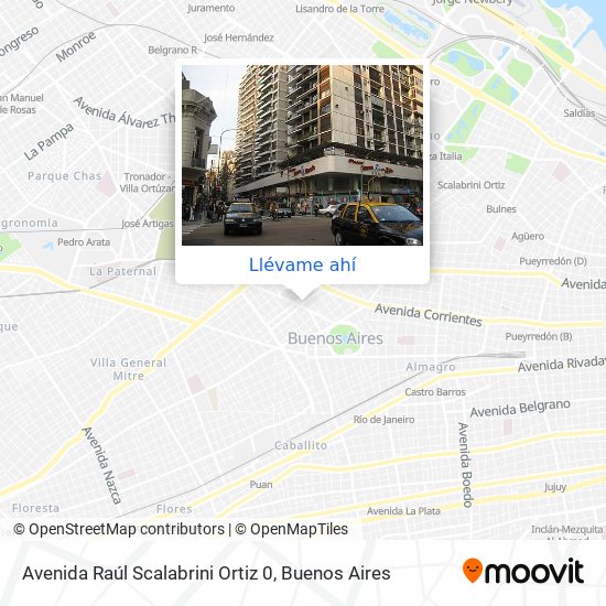Mapa de Avenida Raúl Scalabrini Ortiz 0