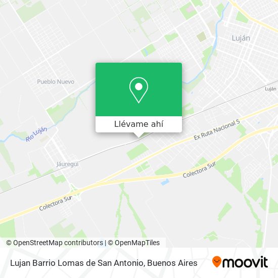 Mapa de Lujan Barrio Lomas de San Antonio