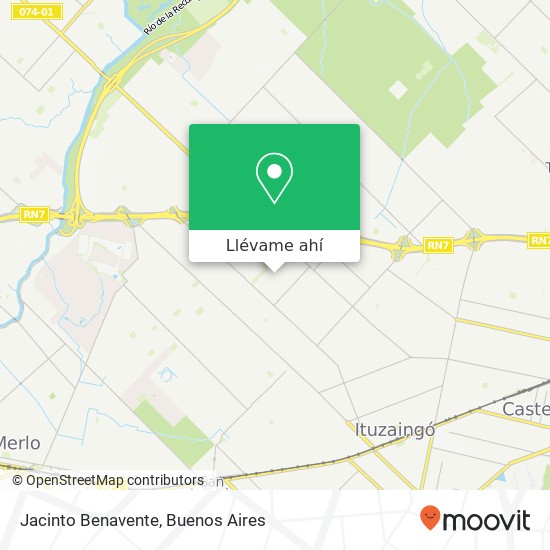 Mapa de Jacinto Benavente