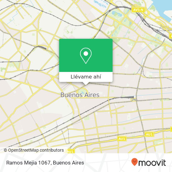 Mapa de Ramos Mejia 1067