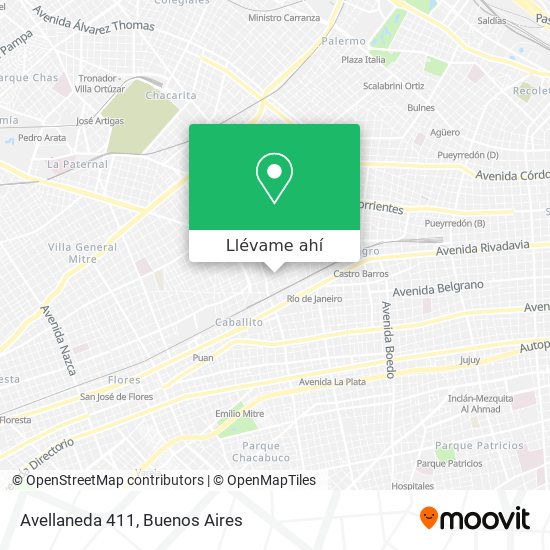 Mapa de Avellaneda 411