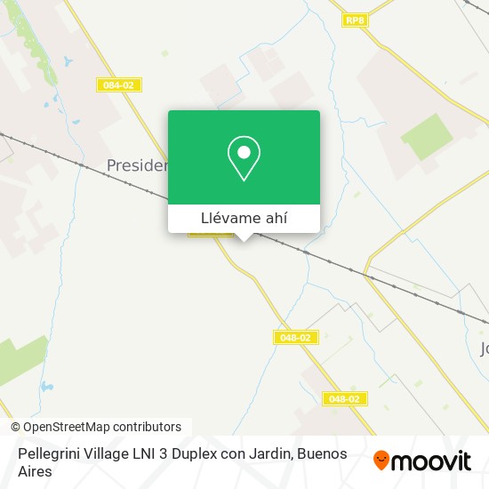 Mapa de Pellegrini Village LNI 3   Duplex con Jardin