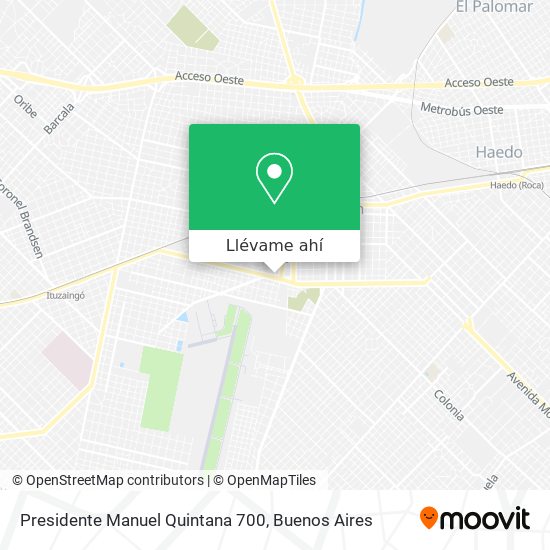 Mapa de Presidente Manuel Quintana 700