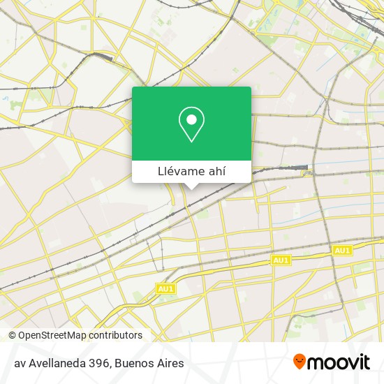 Mapa de av  Avellaneda 396