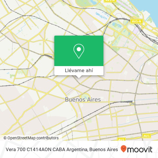 Mapa de Vera 700  C1414AON CABA  Argentina