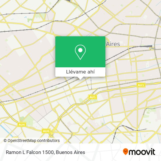 Mapa de Ramon L Falcon 1500