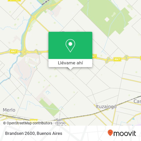 Mapa de Brandsen 2600