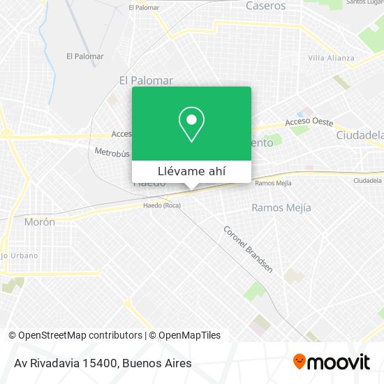 Mapa de Av  Rivadavia 15400