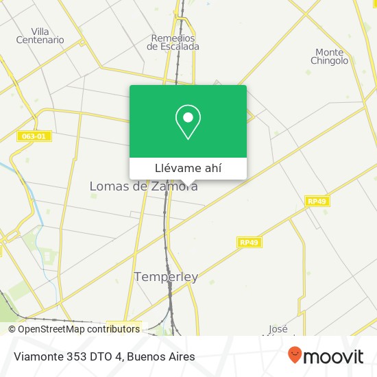Mapa de Viamonte 353 DTO 4