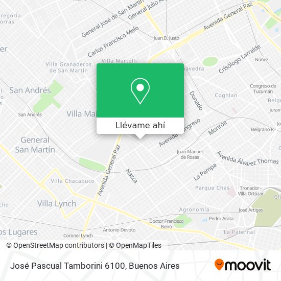 Mapa de José Pascual Tamborini 6100