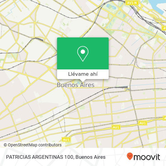Mapa de PATRICIAS ARGENTINAS 100