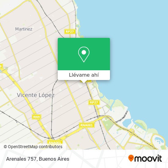 Mapa de Arenales 757