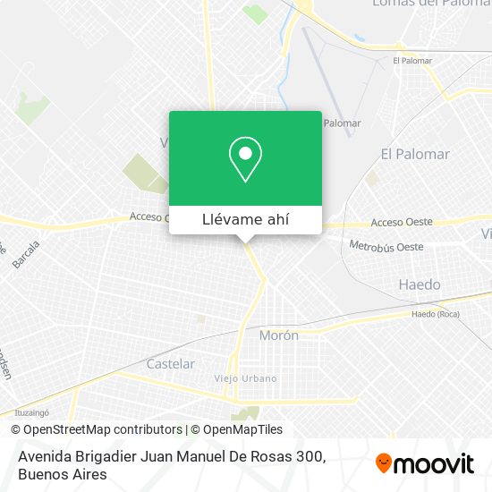 Mapa de Avenida Brigadier Juan Manuel De Rosas 300