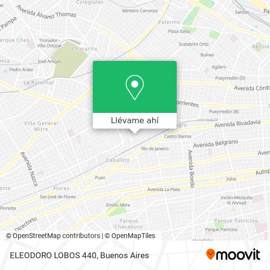 Mapa de ELEODORO LOBOS 440