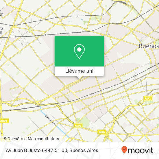 Mapa de Av  Juan B Justo 6447 51 00