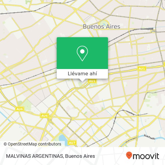 Mapa de MALVINAS ARGENTINAS