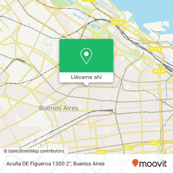 Mapa de Acuña DE Figueroa 1300 2°